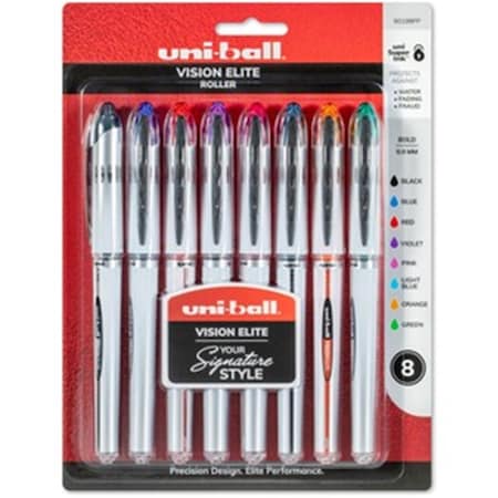 Vertex 0.8 mm Elite Rollerball Pen, 8PK VE3756989
